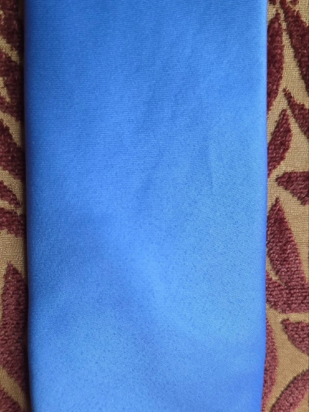 Classic Solid Blue Men's Tie - Versatile Formal Accessory